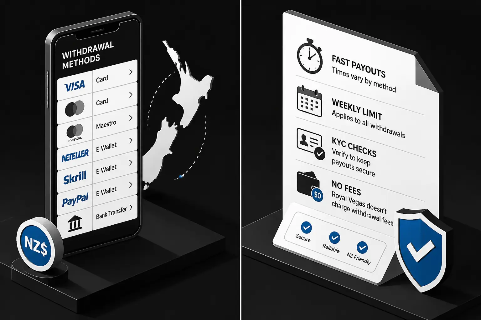 Royal Vegas Casino Withdrawal – Fast New Zealand Dollar Payouts visual guide for Royal Vegas Casino